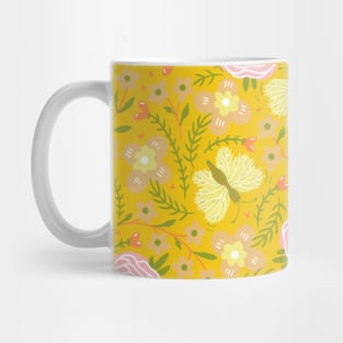 Butterflies and flowers Mug